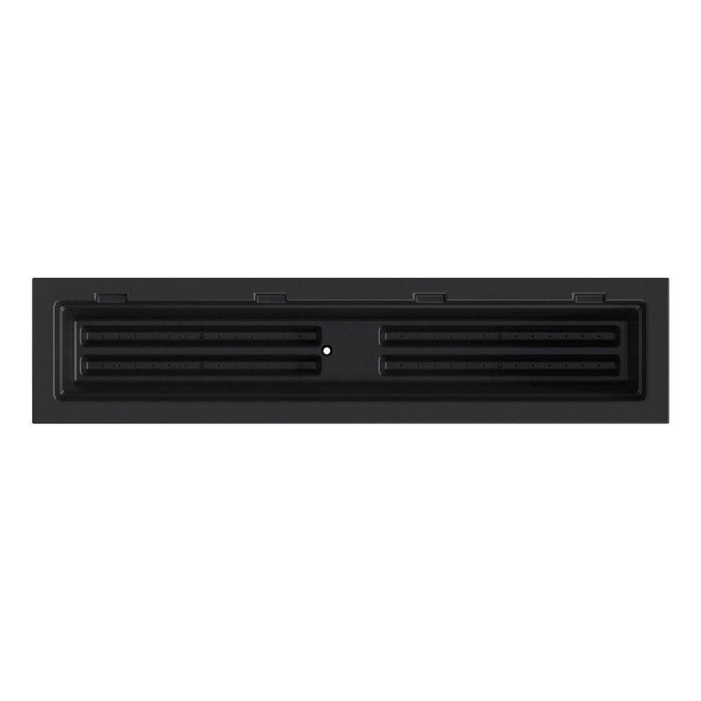 Mayne Fairfield 48 in. x 11 in. Self-Watering Black Polyethylene Window Box 5823B