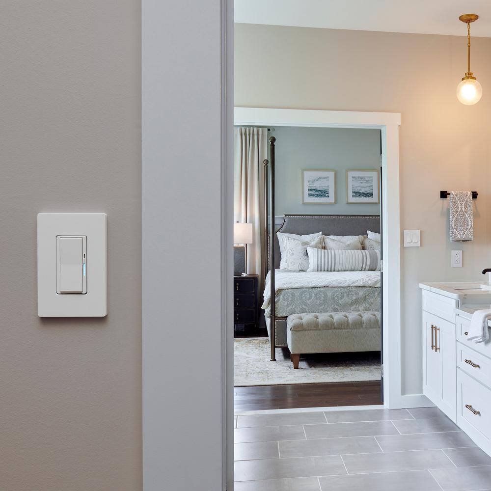 Lutron Diva Smart Dimmer Switch for Caseta Smart Lighting, 150-Watt LED, Gray (DVRF-6L-GR) DVRF-6L-GR