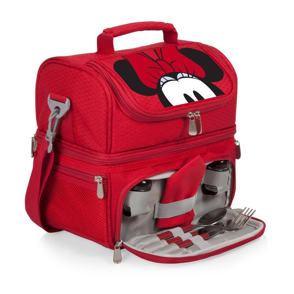 ONIVA 3 Qt. 8-Can Minnie Mouse Pranzo Lunch Tote Cooler in Red 512-80-100-054-11