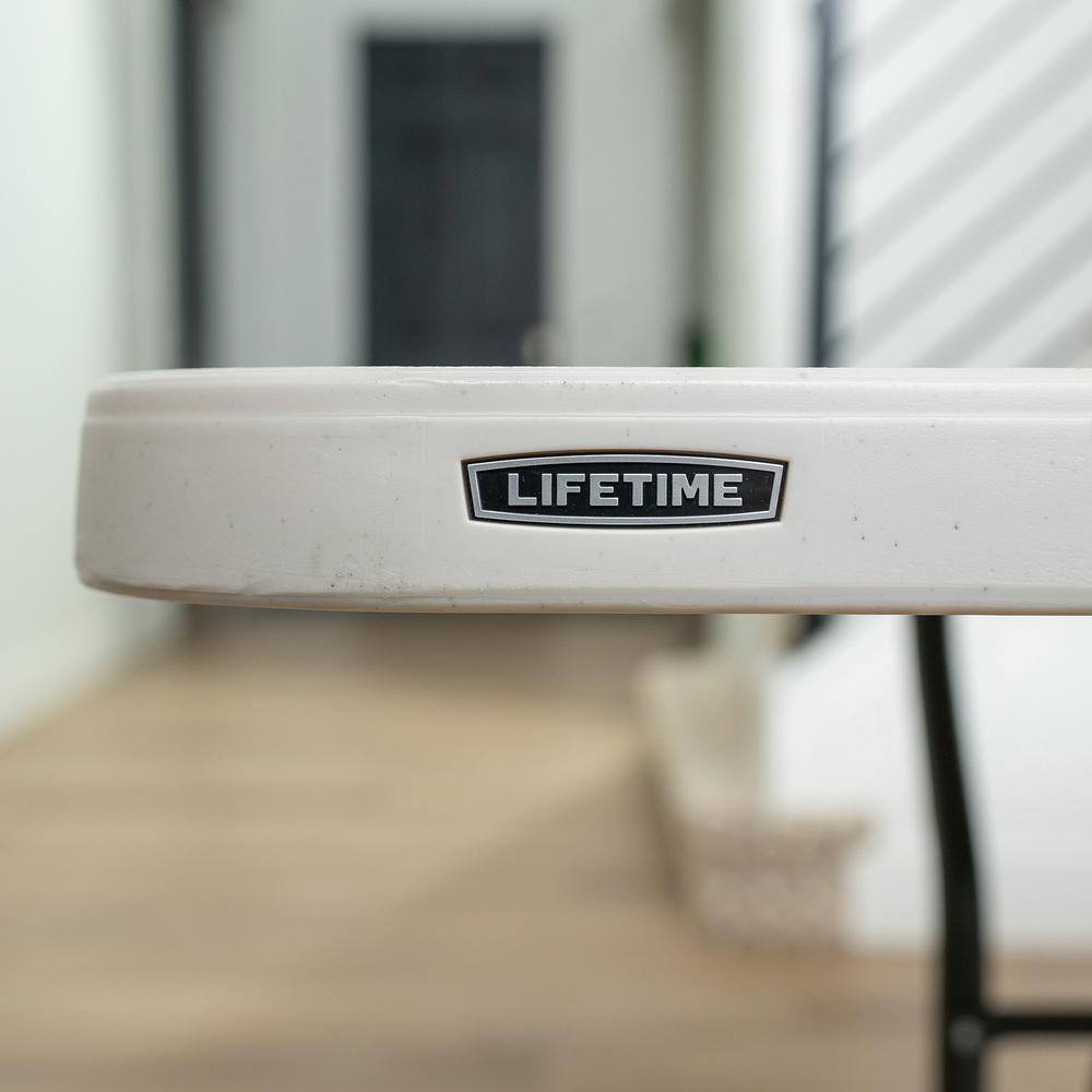 Lifetime 8 ft. Fold-in-Half Table Almond 80732