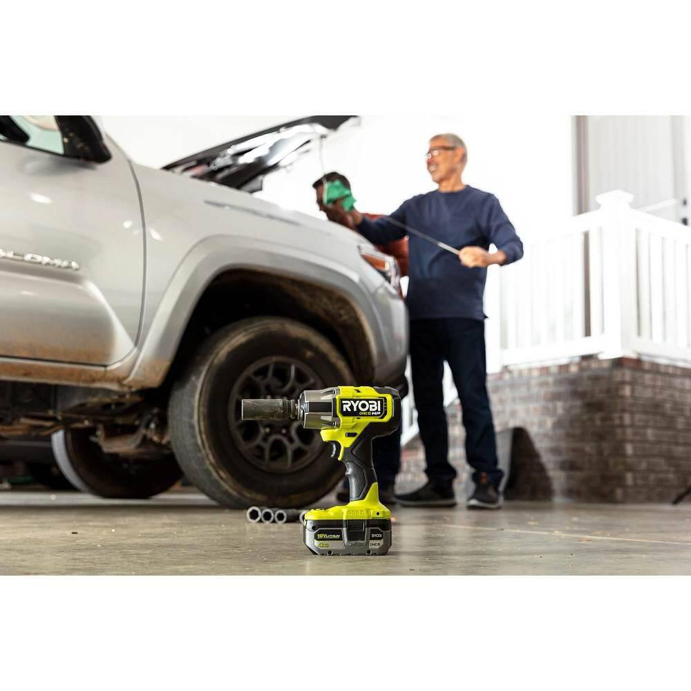 RYOBI ONE+ HP 18V Brushless Cordless 4-Mode 1/2 in. Impact Wrench (Tool Only) P262