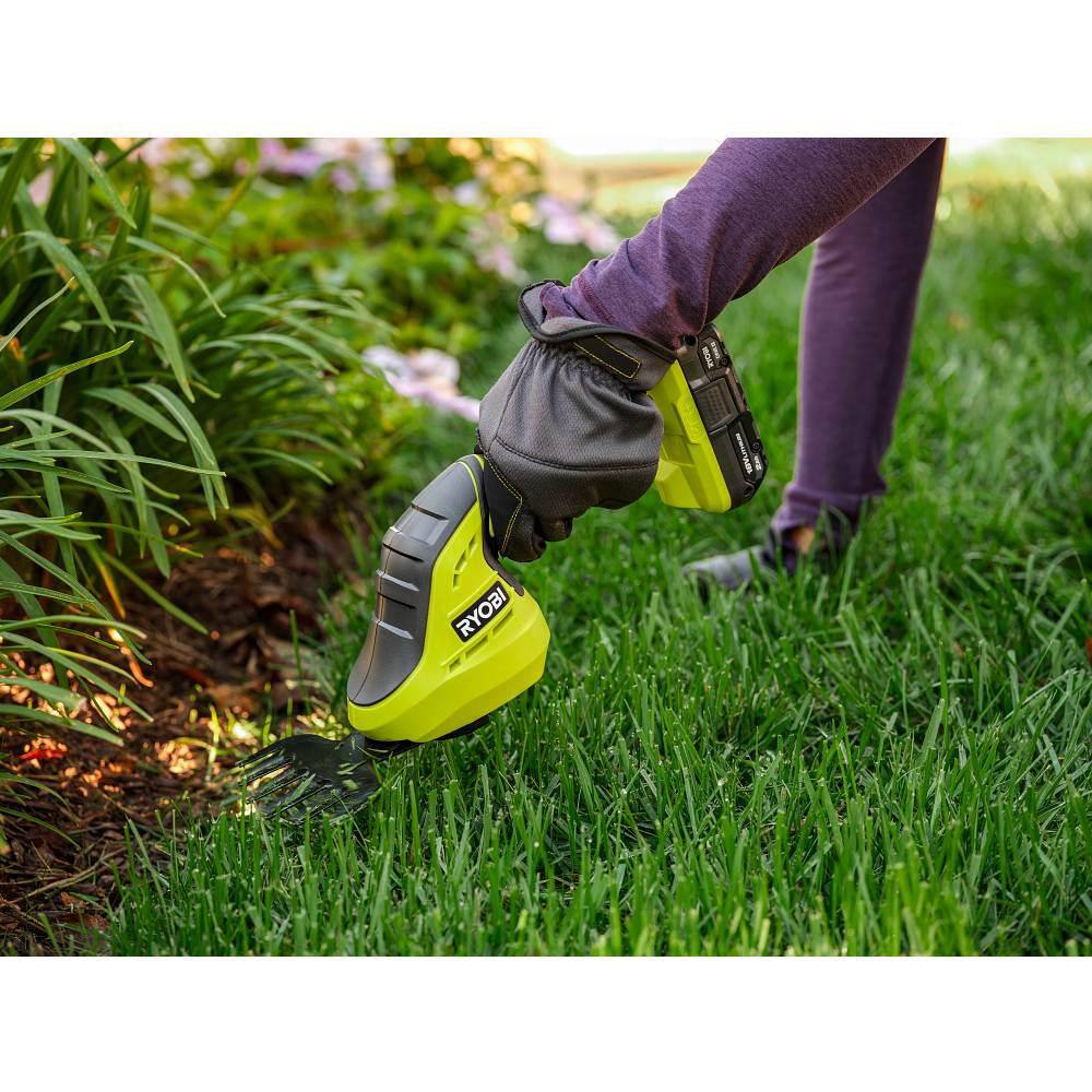 RYOBI ONE+ 18V Lithium-Ion Starter Kit with 2.0 Ah Battery, 4.0 Ah Battery, Charger and FREE ONE+ HP 120 MPH 450 CFM Blower PSK106SB-P21014BTL