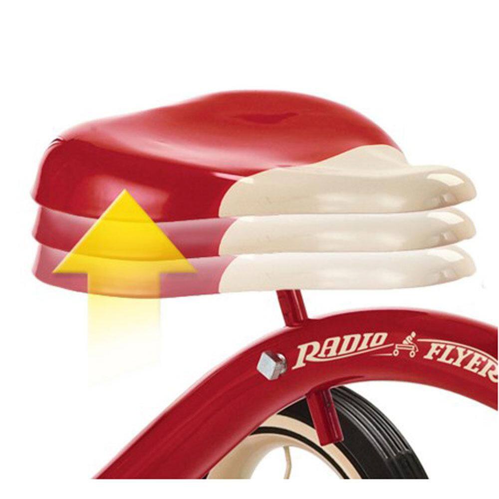 RADIO FLYER Classic 10 Inch Toddler Tricycle with Rubber Tires and Steel Frame 34BZ