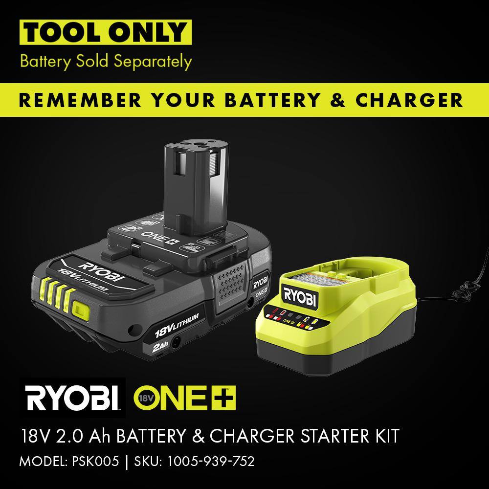 RYOBI ONE+ 18V Compression Drive Cordless 3/8 in. Crown Stapler P317