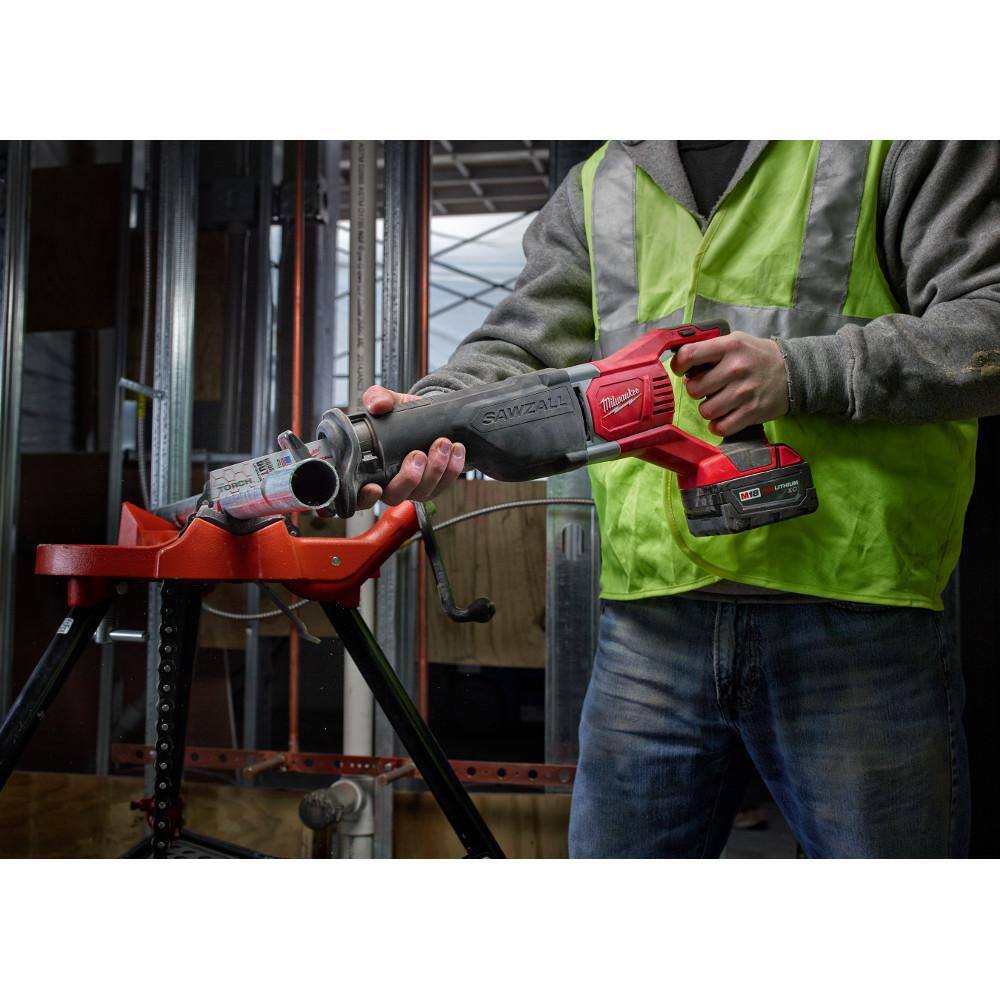 Milwaukee M18 18V Lithium-Ion Cordless Combo Tool Kit (6-Tool) w/ Two Additional 5.0 Ah Batteries 2696-26-48-11-1850-48-11-1850