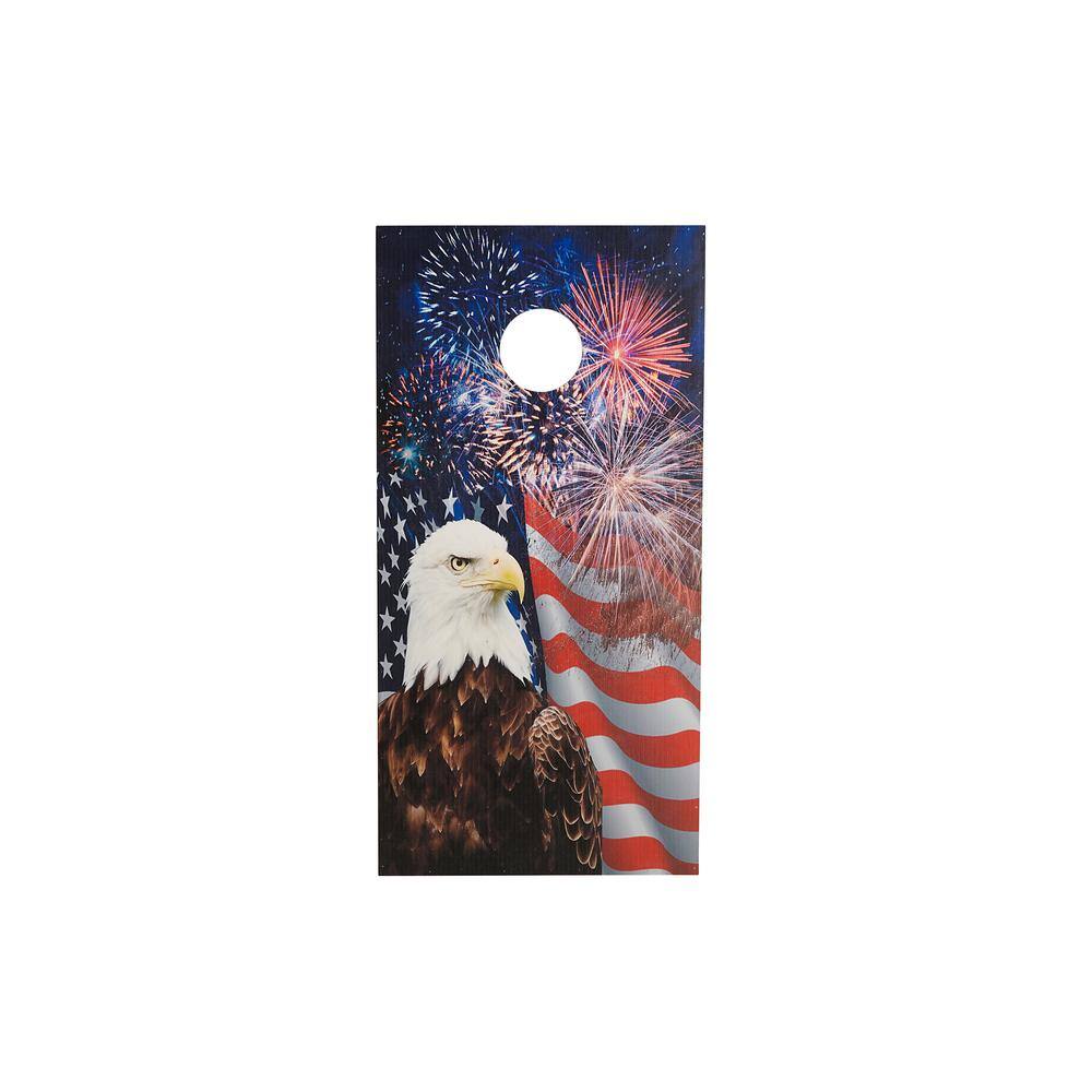 PureBond Patriotic Wood Cornhole Set 4995