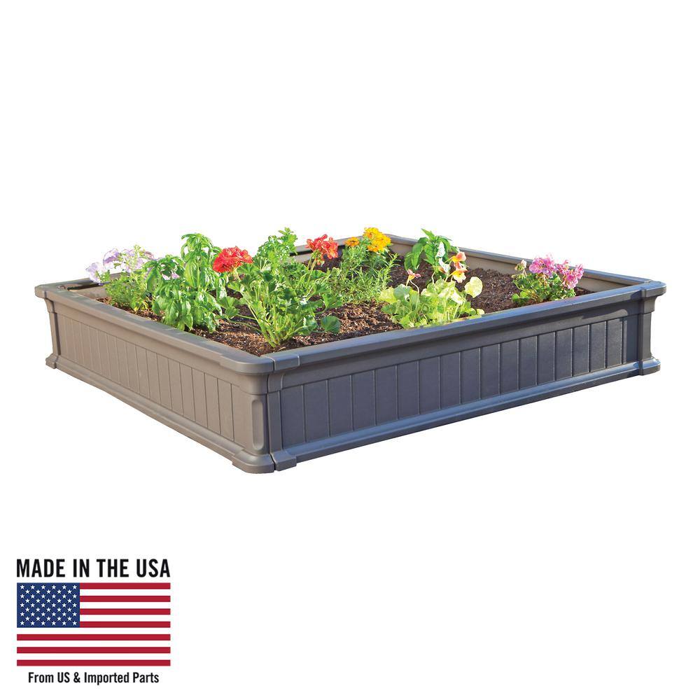 Lifetime 4 ft. x 4 ft. Raised Garden Bed (3-Pack) 60069