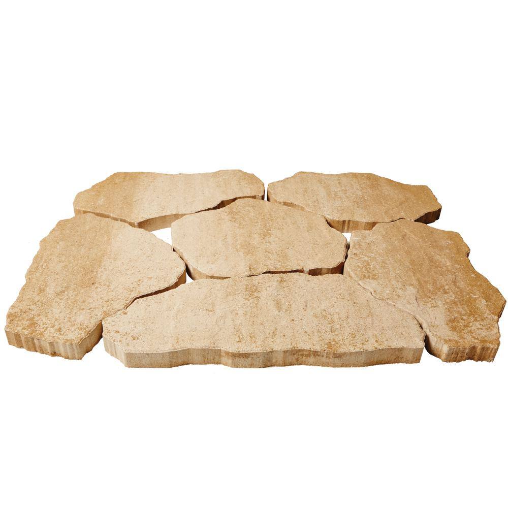 Pavestone SandStone 25 in. x 14 in. x 2 in. Cafe Concrete Step Stone (72-Pieces/127 sq. ft. /Pallet) 70469