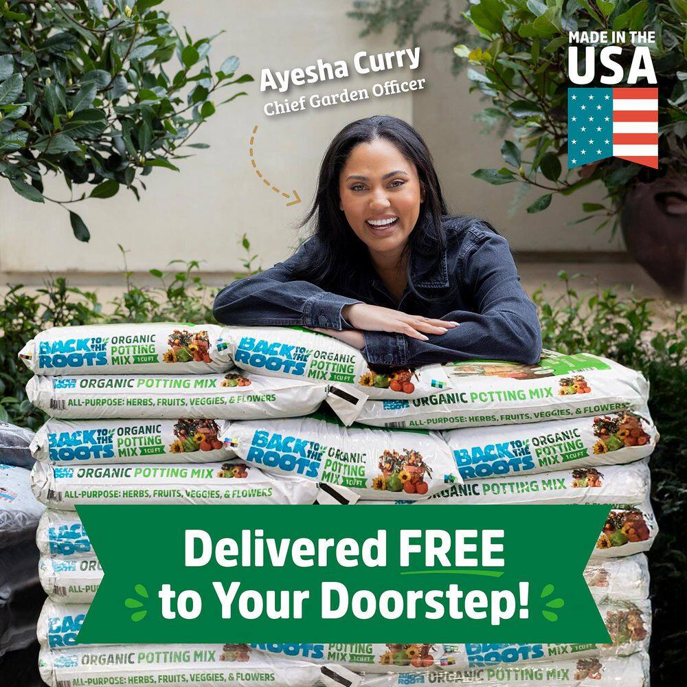 Back to the Roots Organic Bulk Potting Mix Soil (30 1 cu. ft. Bags) Peat-Free, Blended with Organic Fertilizer 47040-DS