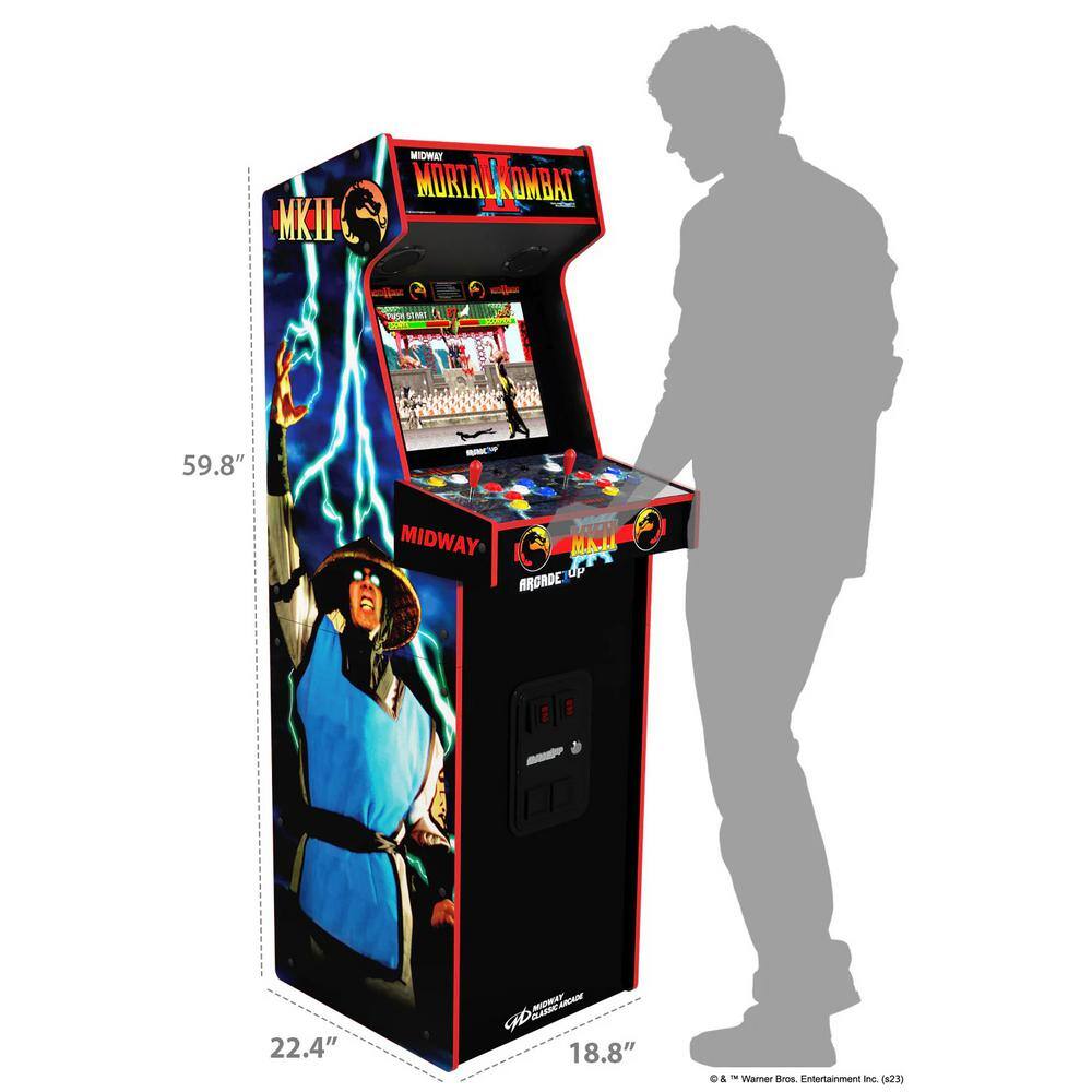 ARCADE1UP Mortal Kombat II Deluxe Arcade Game 195570019733