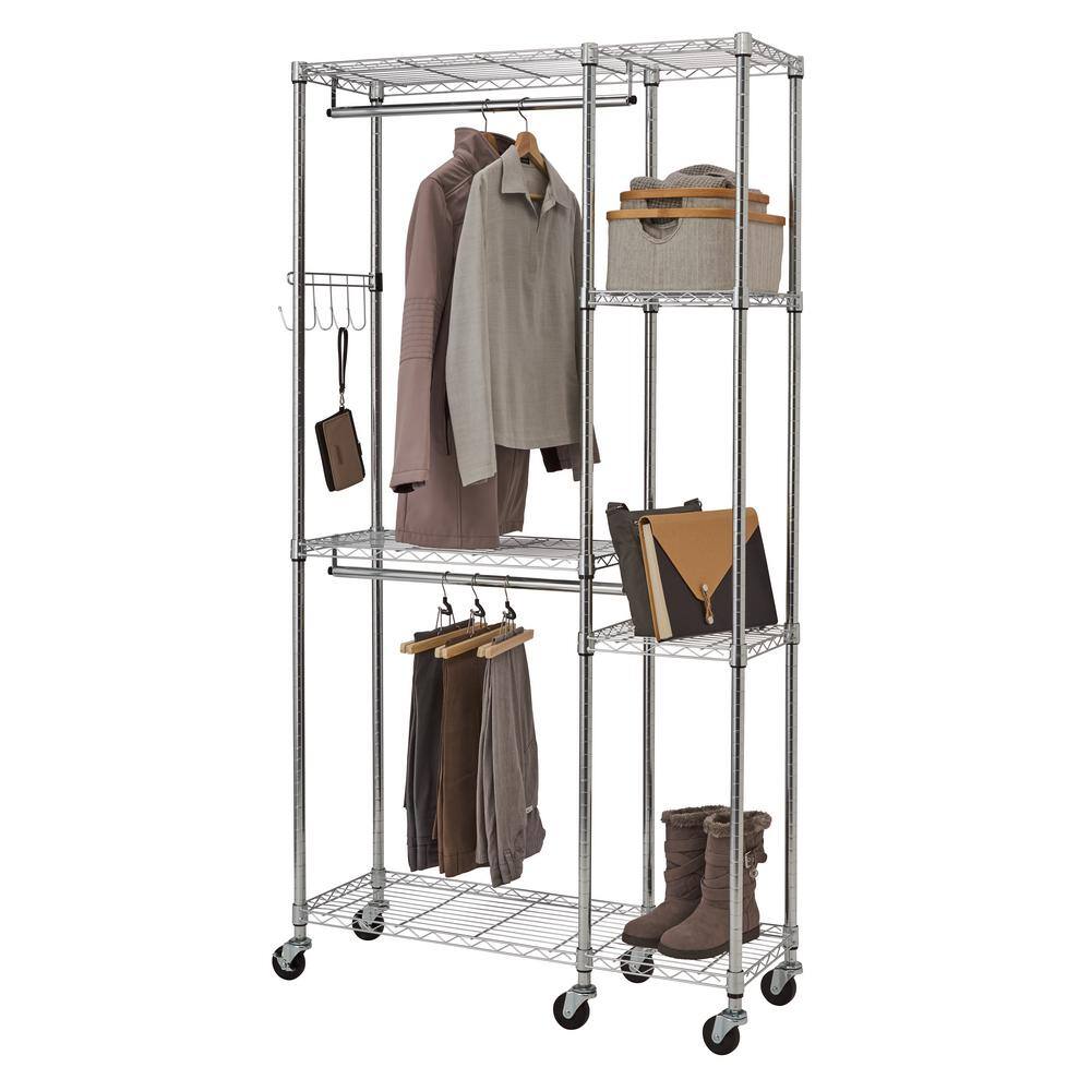 TRINITY Chrome Steel Clothes Rack TBFZ-2702