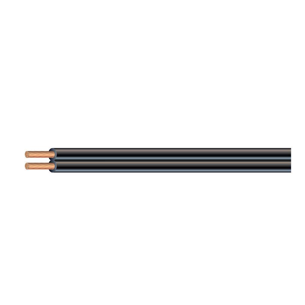 Southwire 250 ft. 12/2 Black Stranded CU Low-Voltage Landscape Lighting Wire 55213444