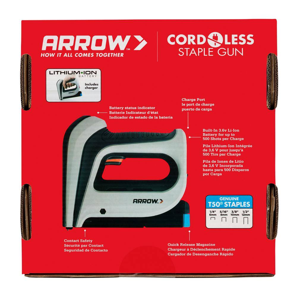 Arrow T50DCD Cordless Staple Gun T50DCD