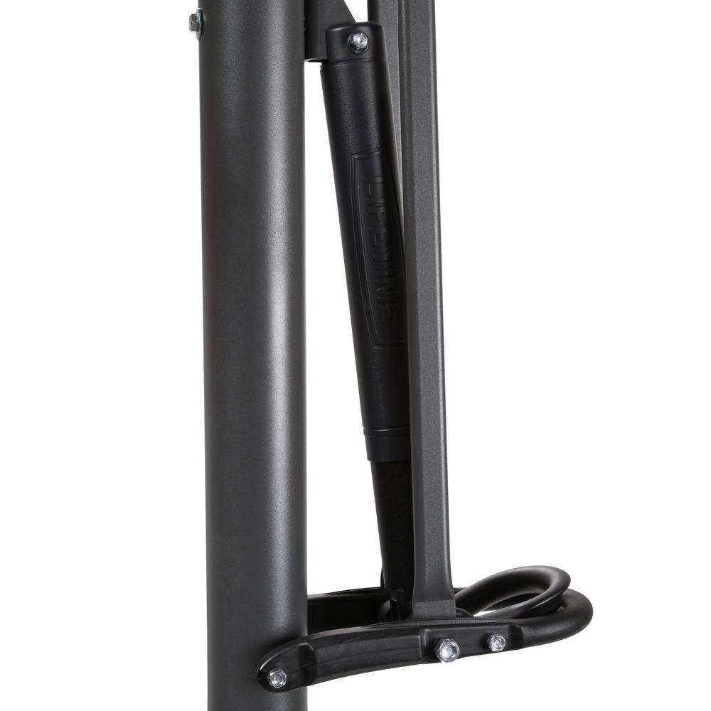 Lifetime 54 in. Shatter Guard Power Lift In-Ground Basketball System 71525