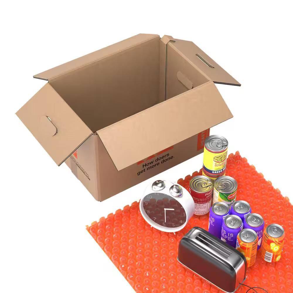 The Home Depot 16 in. L x 10 in. W x 12 in. D Heavy-Duty Small Moving Shipping and Packing Box with Handles (30-Pack) HDSMBOX30