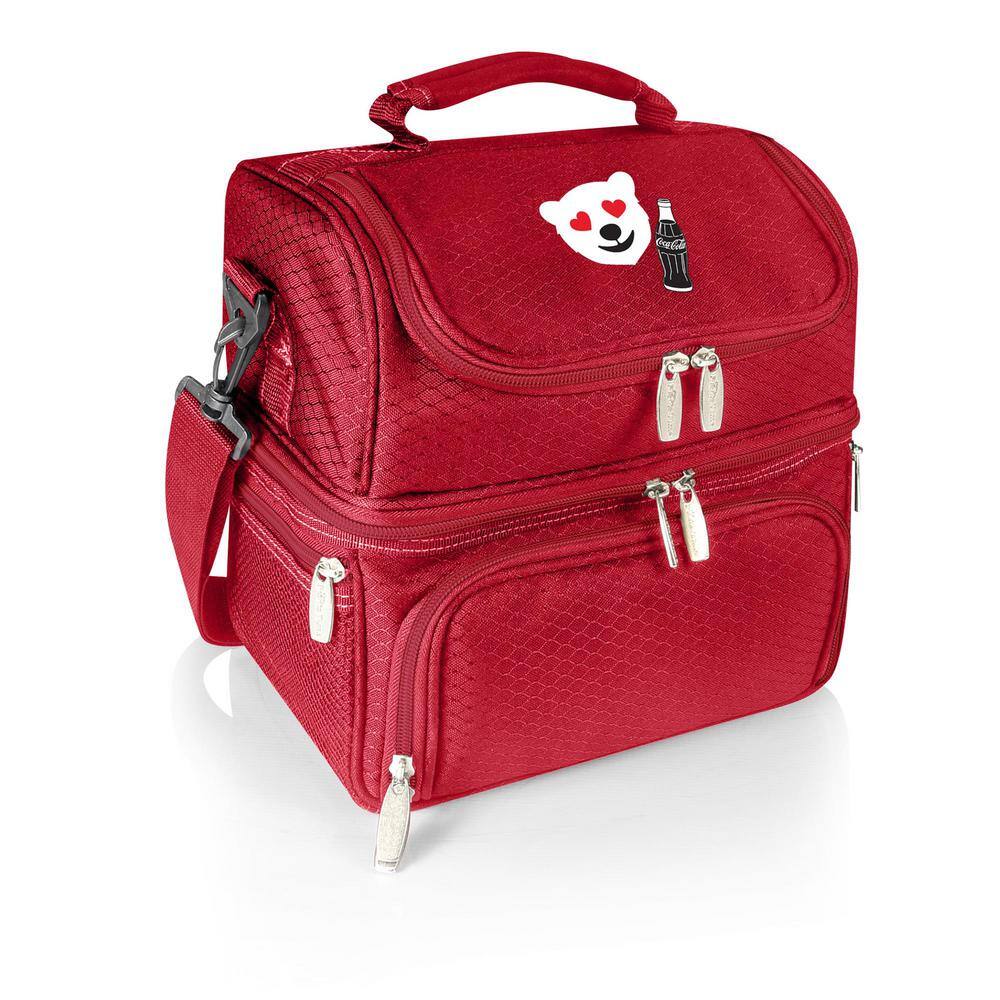 ONIVA 3 Qt. 8-Can Coca-Cola Pranzo Lunch Tote Cooler in Red-Emoji Design 512-80-100-919-0