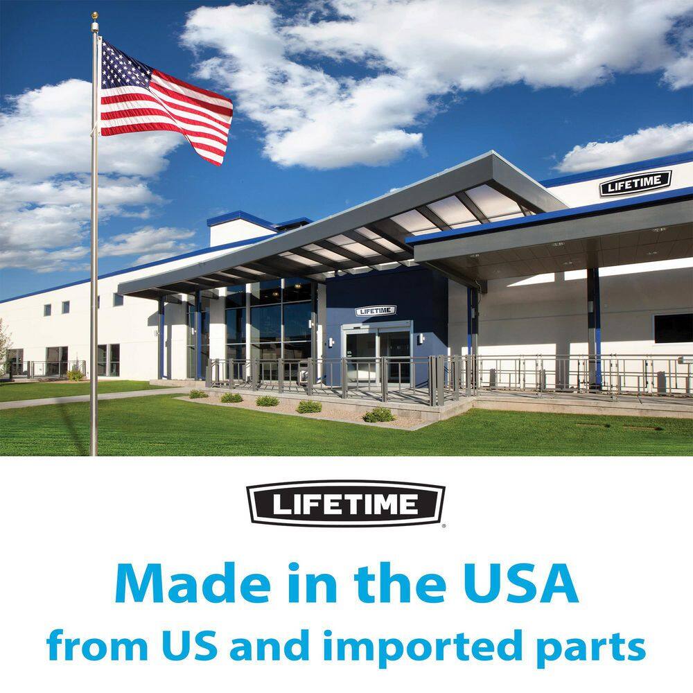 Lifetime 54 in. Acrylic Power Lift In-Ground Basketball System 78888