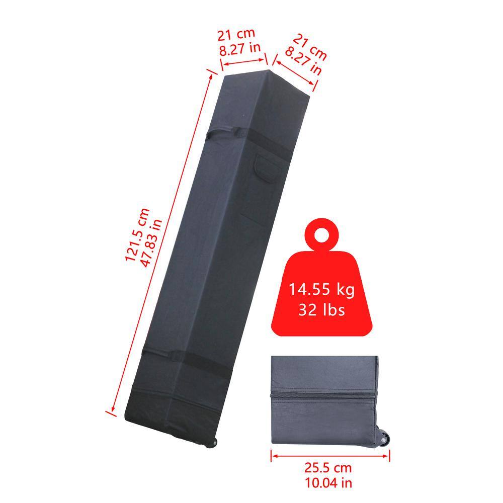 Everbilt 10 ft. x 10 ft. Grey Instant Canopy Pop Up Tent NS CLIA 100-G