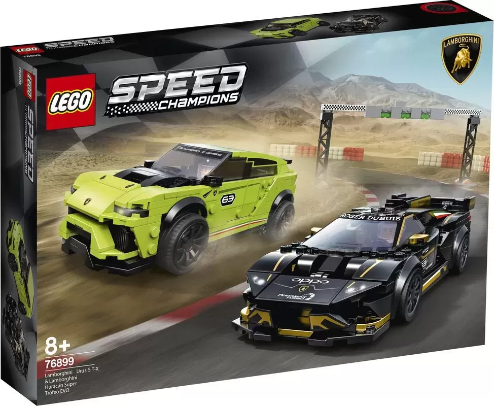 76899 SPEED CHAMPIONS LAMBORGHINI URUS ST-X AND LAMBORGHINI HURACAN SUPER TROFEO EVO