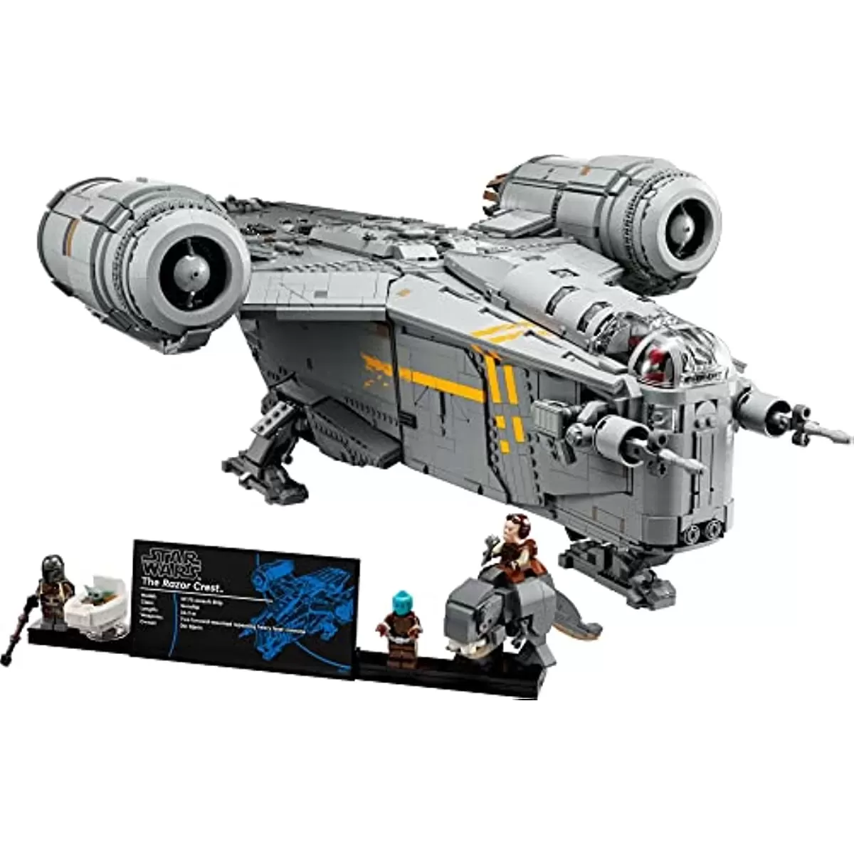 Star Wars The Razor Crest 75331 UCS Set, Ultimate Collectors Series Starship Model Kit for Adults, Large Iconic The Mandalorian Memorabilia Collectable