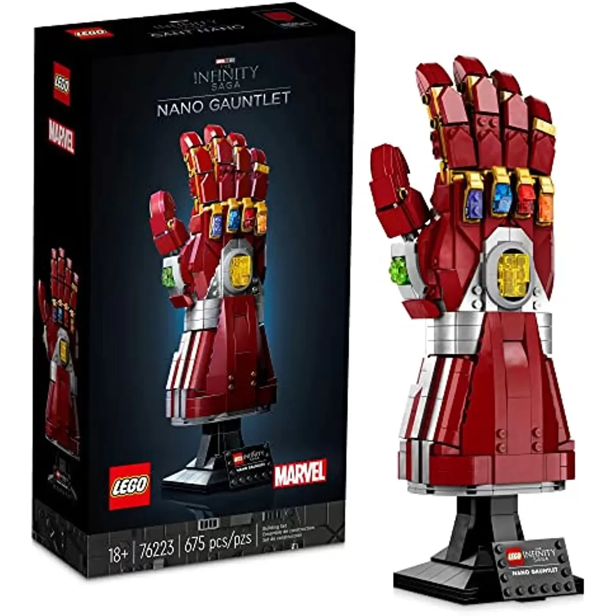 Marvel Nano Gauntlet 76223 Iron Man Building Set for Adults (680 Pieces)