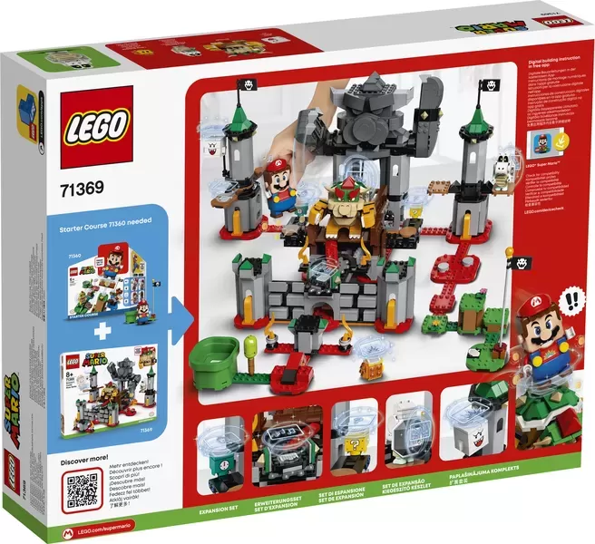 71369 SUPER MARIO BOWSERS CASTLE BOSS BATTLE EXPANSION SET