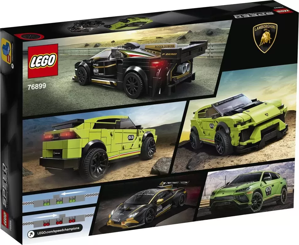 76899 SPEED CHAMPIONS LAMBORGHINI URUS ST-X AND LAMBORGHINI HURACAN SUPER TROFEO EVO
