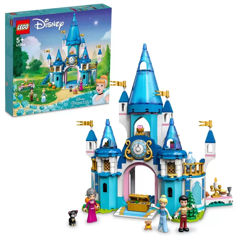 43206 DISNEY CINDERELLA AND PRINCE CHARMING’S CASTLE BUILDING KIT