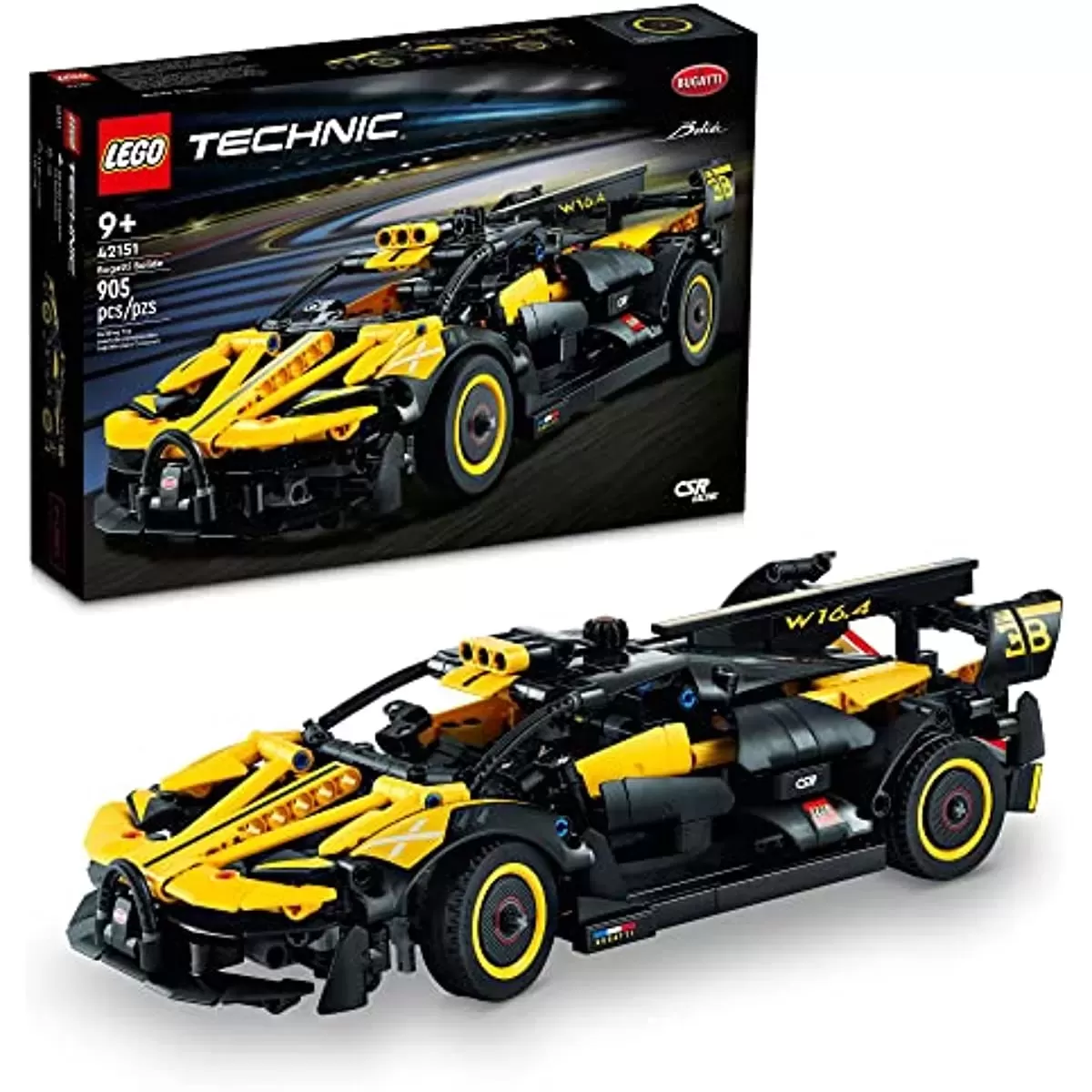 Technic Bugatti Bolide Racing Car 42151, Model Building Set, Race Engineering Toys, Collectible Iconic Sports Vehicle Construction Kit