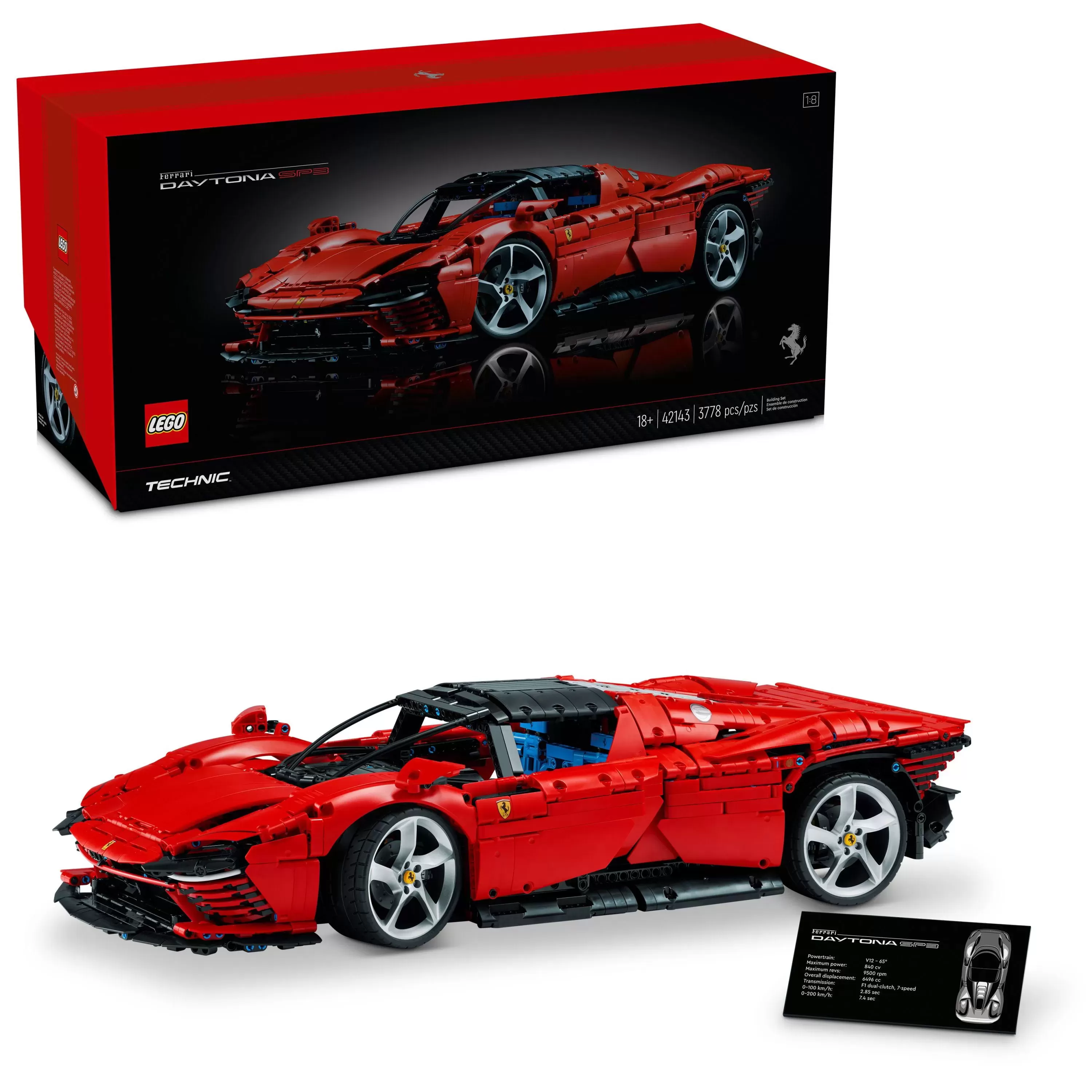 Technic Ferrari Daytona SP3 42143 Building Set (3,778 Pieces)