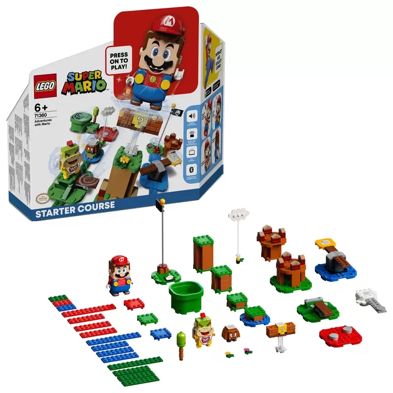 SUPER MARIO ADVENTURES WITH MARIO STARTER COURSE 71360 BUILDING KIT