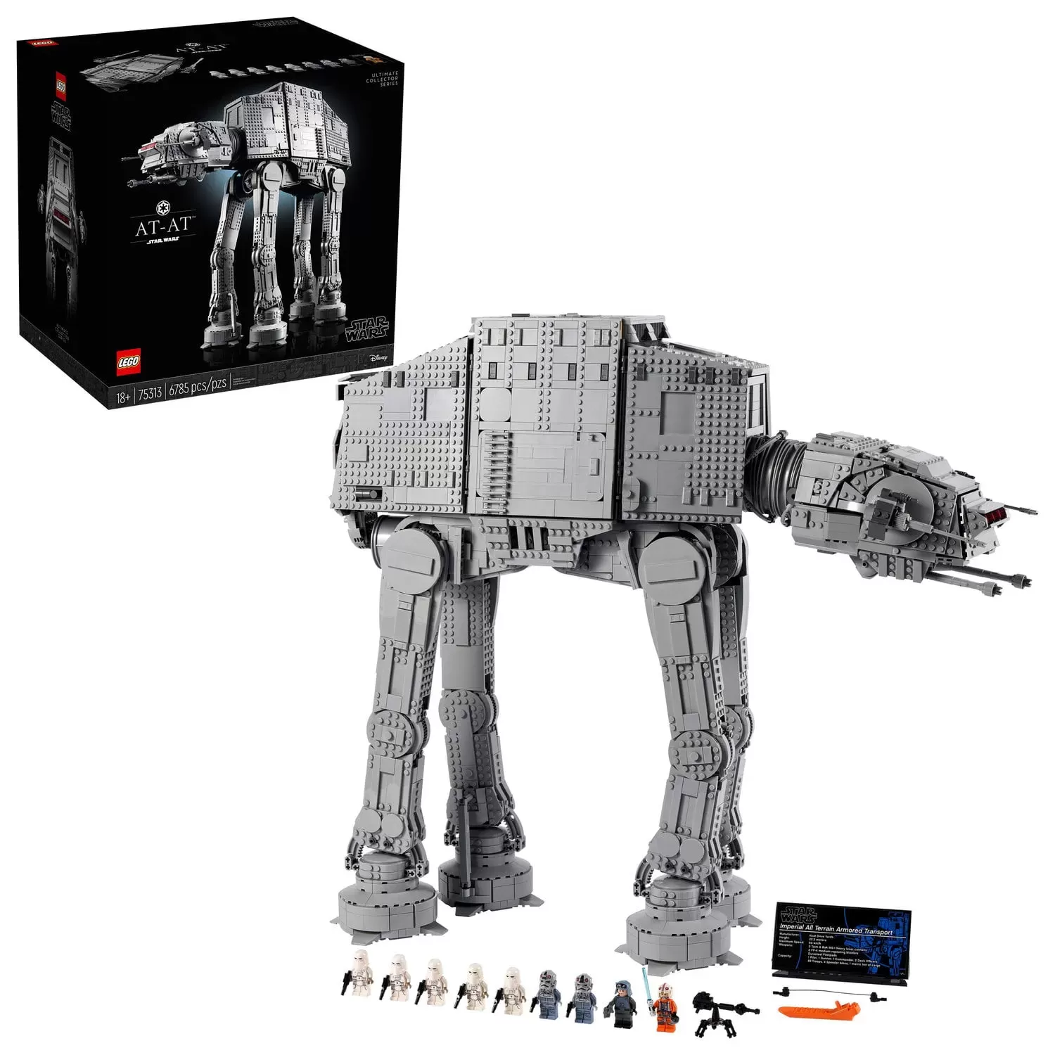 Star Wars AT-AT 75313 Ultimate Collector Series Building Kit (6,785 Pieces)