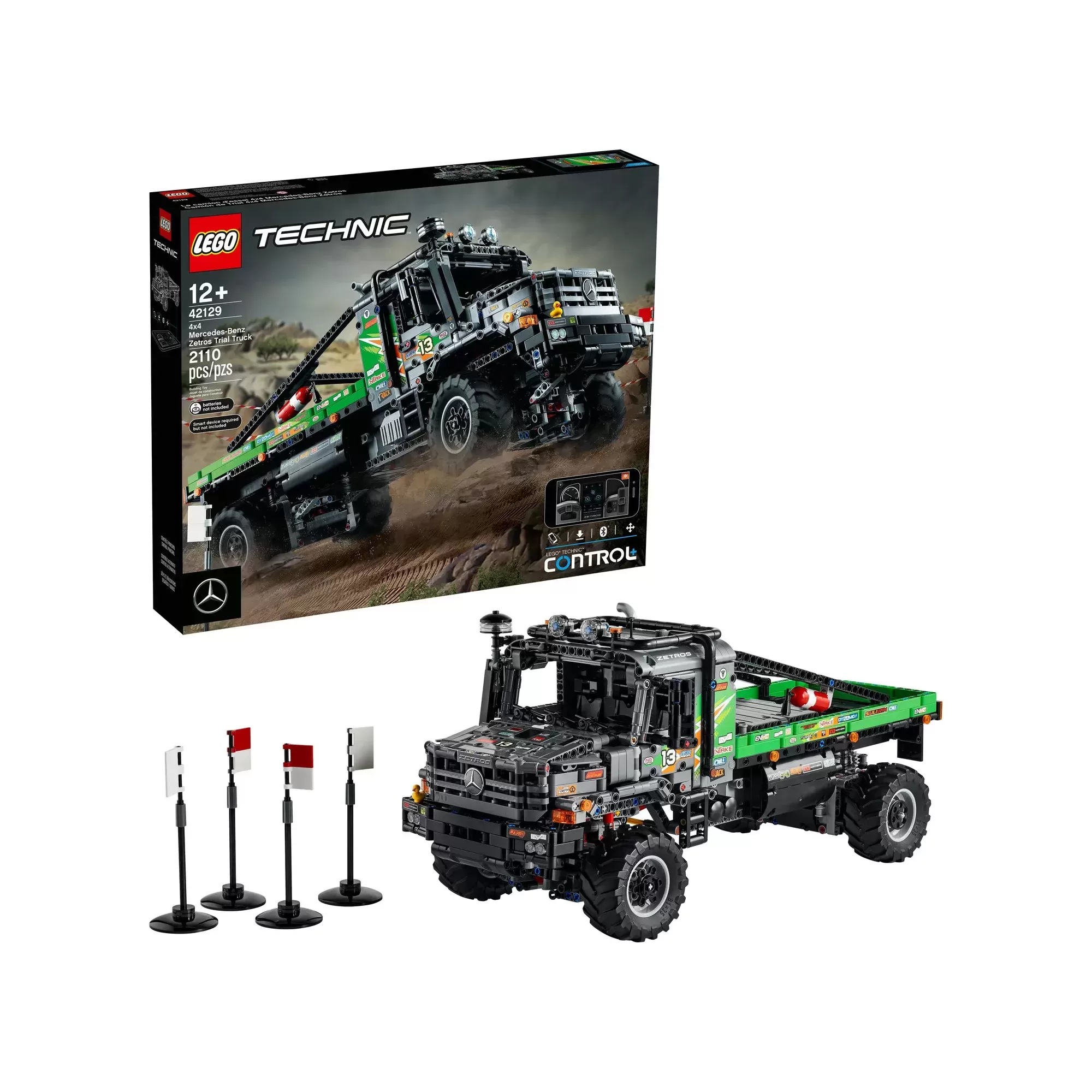 TECHNIC APP-CONTROLLED 4X4 MERCEDES-BENZ ZETROS TRIAL TRUCK 42129