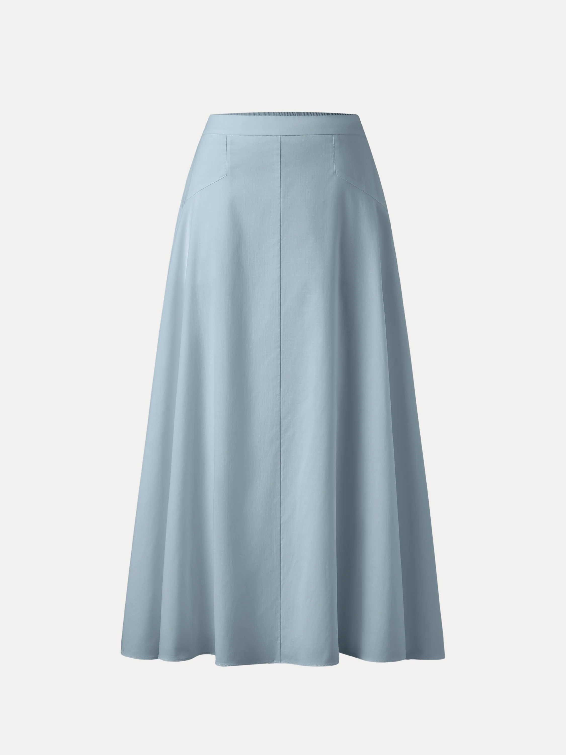 Pull-on Midi Skirt with Pockets