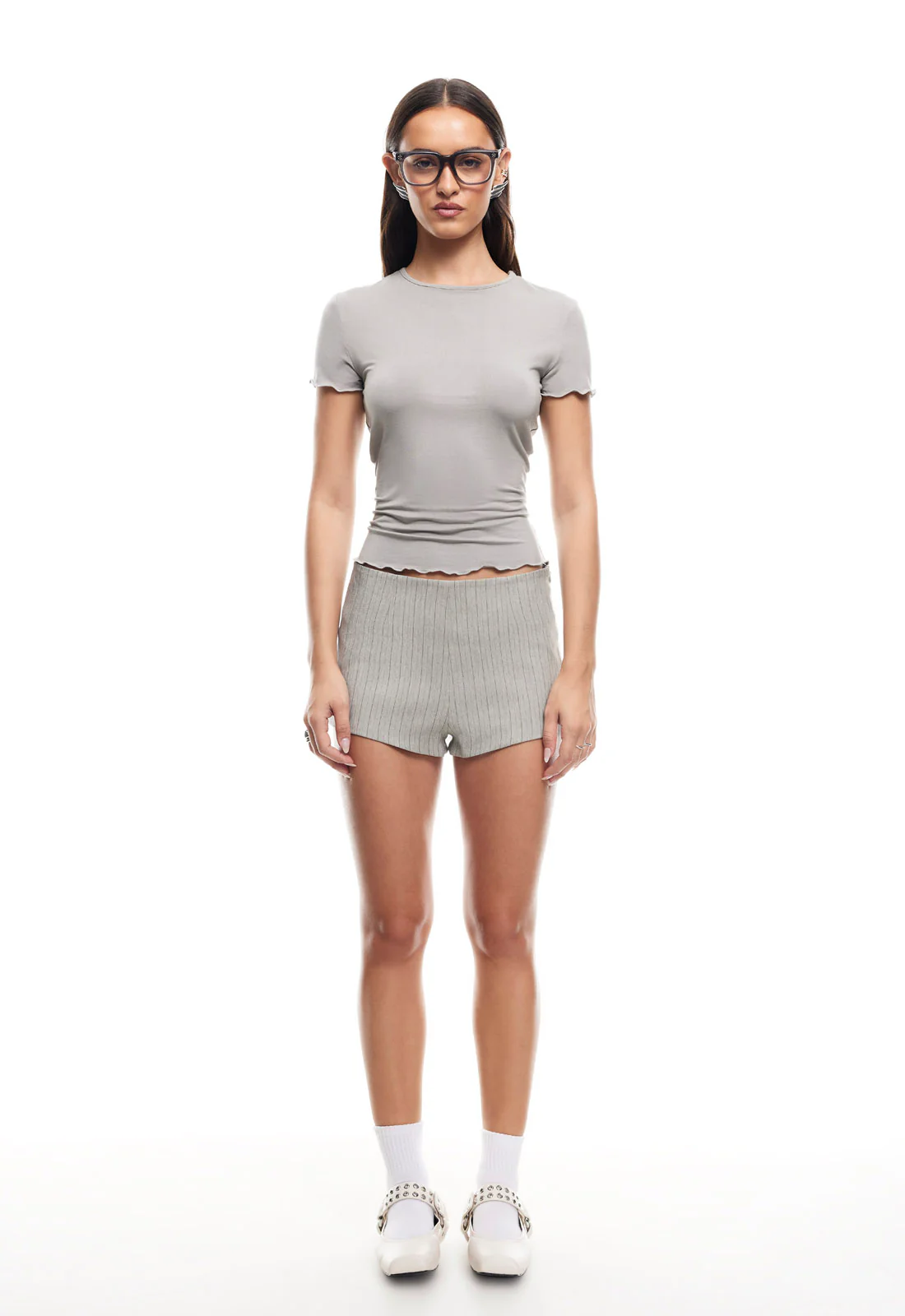 SAINT TIE TEE - GREY