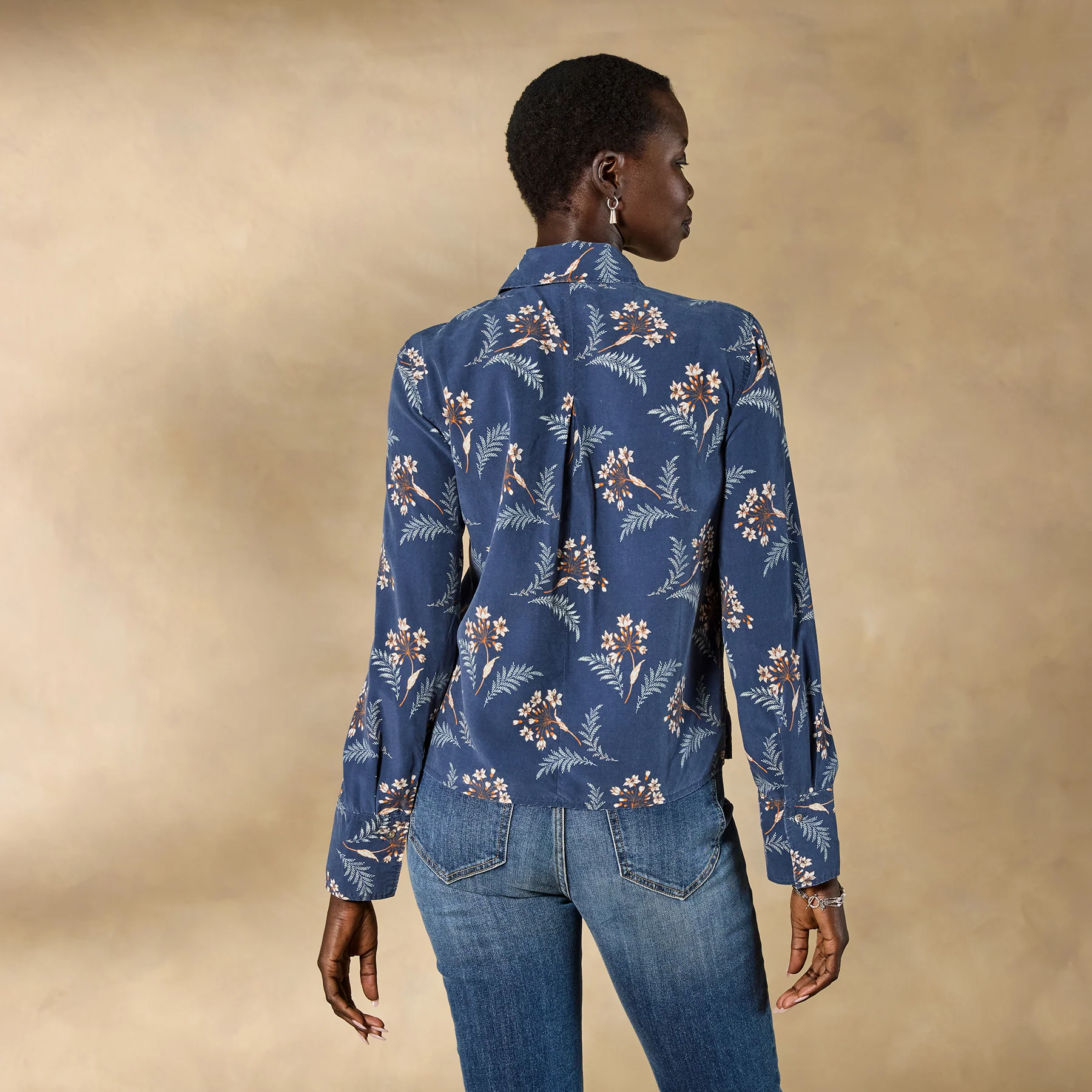 Ryleigh Mixed-Print Shirt