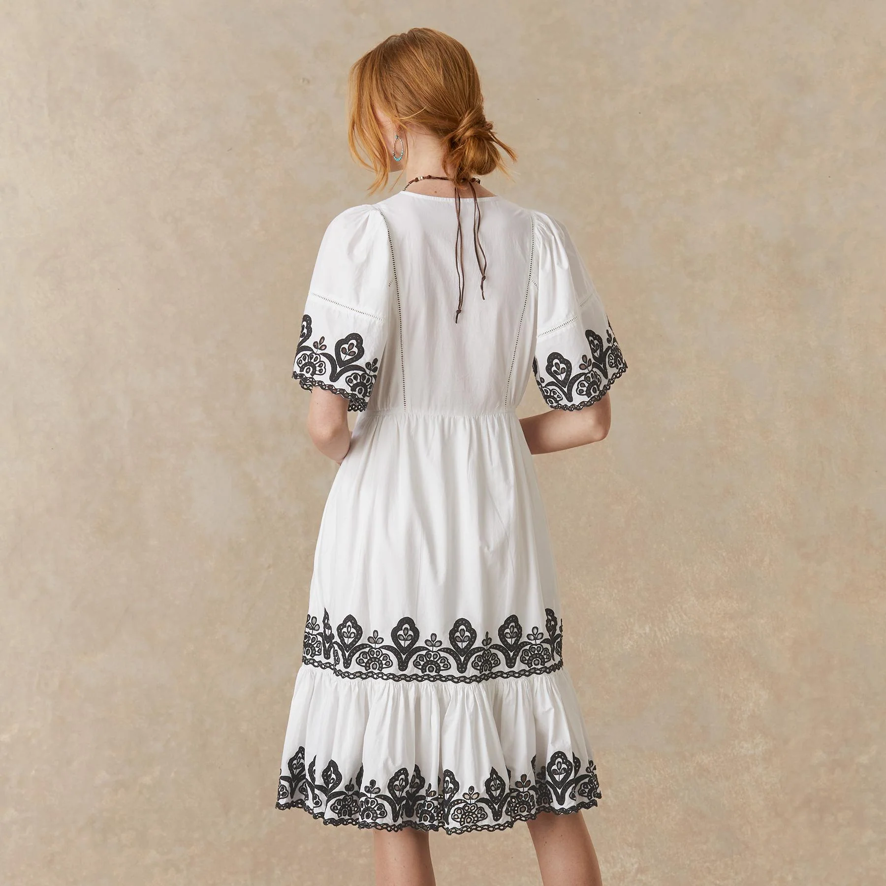 Layna Embroidered Dress