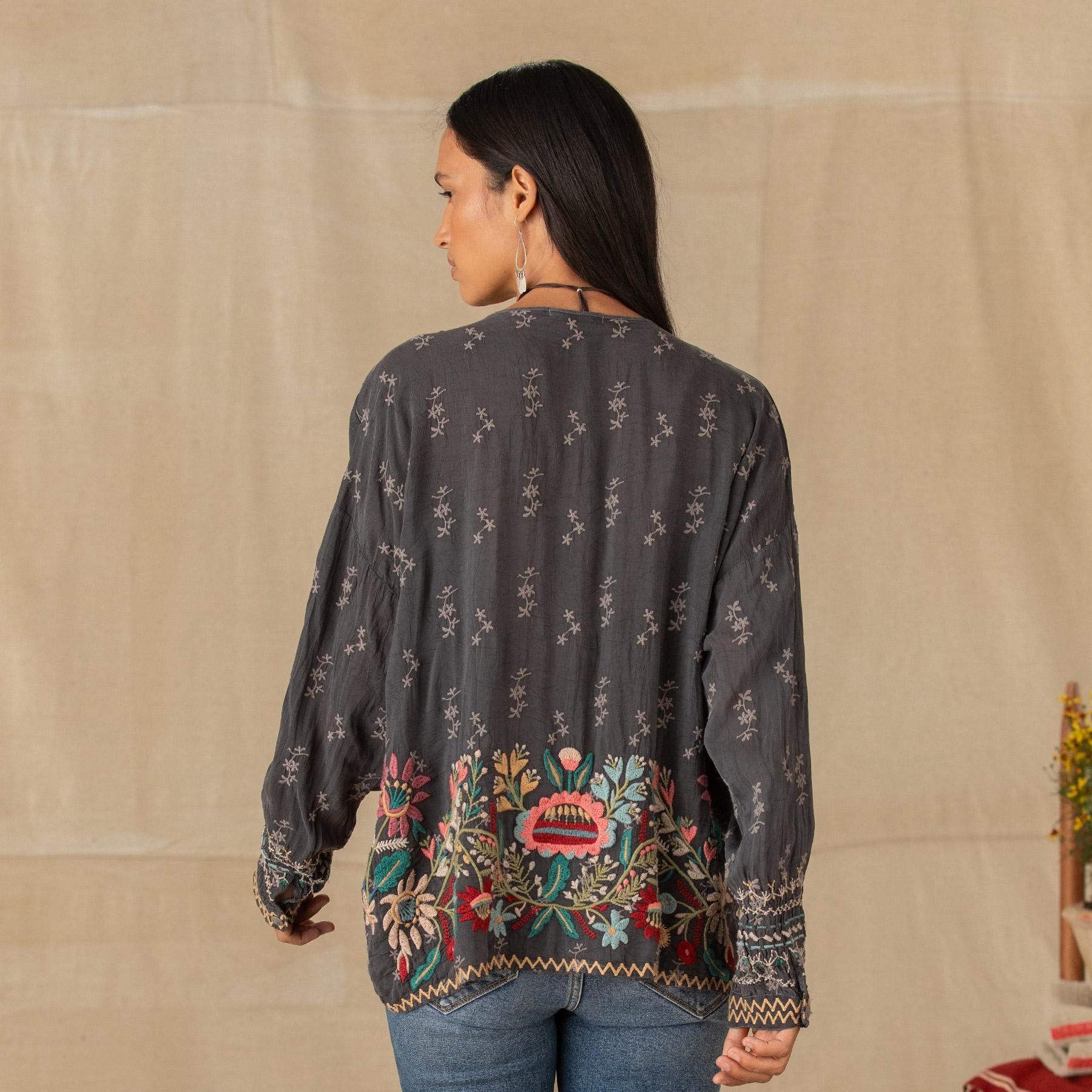 Cassia Button Down Blouse