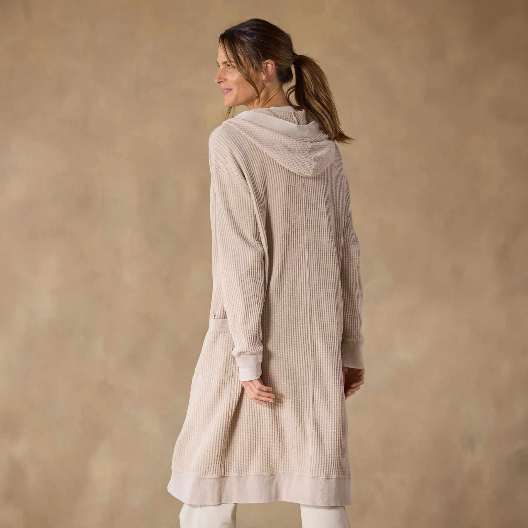 Helene Waffle Cardigan