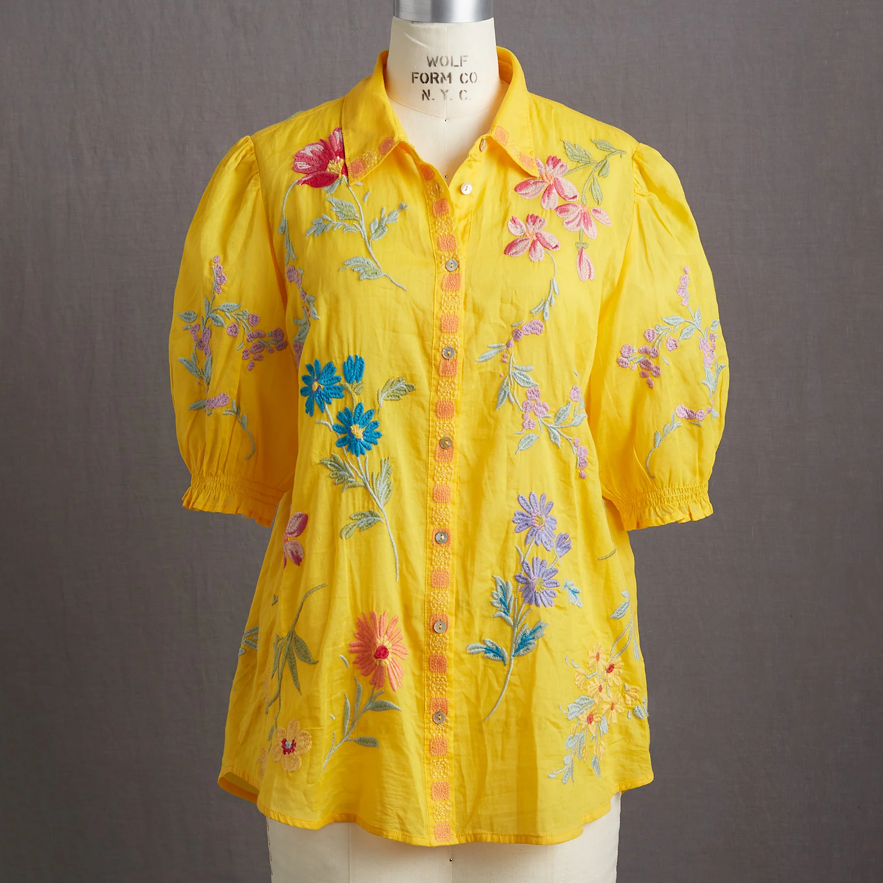 Evangelina Smocked Shirt