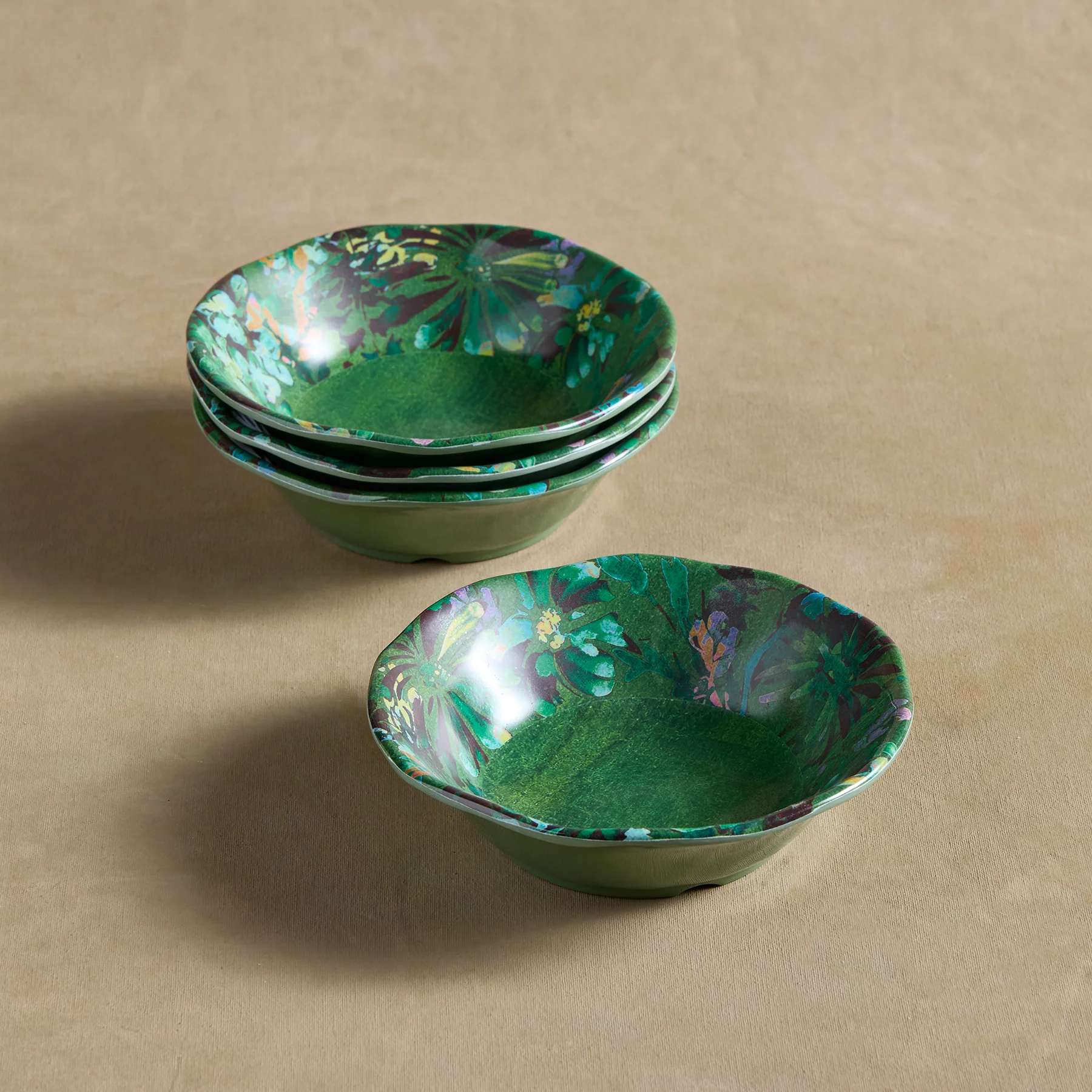 Azalea Melamine Bowl Set