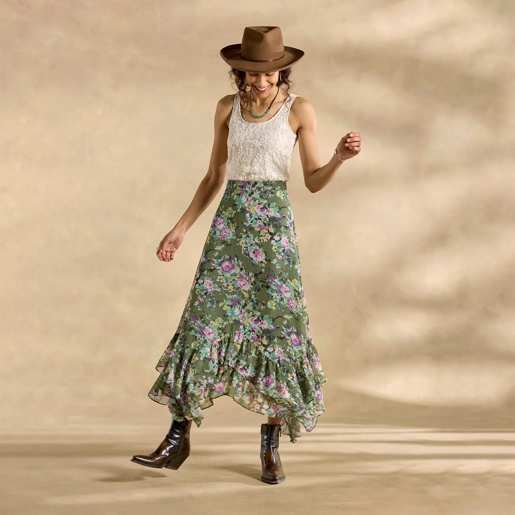 Champs De Fleur Skirt