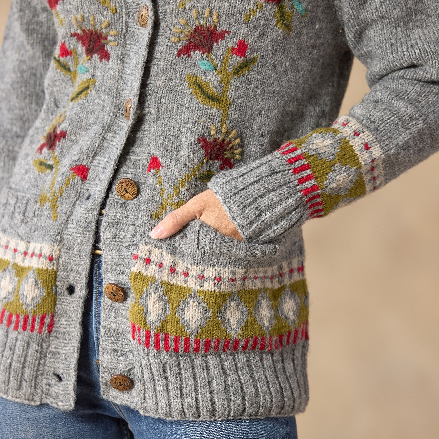 Flowering Vines Cardigan