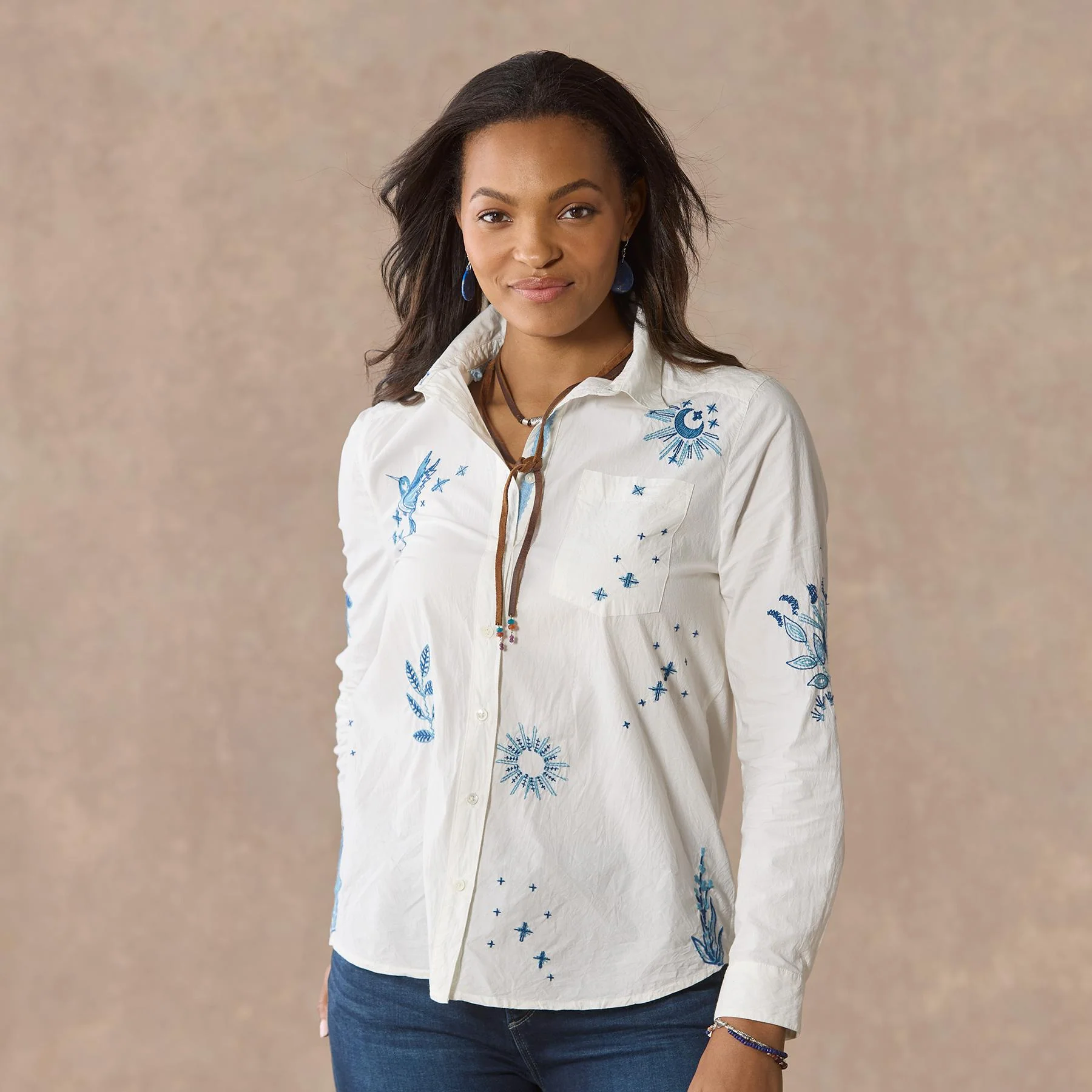 Karina Embroidered Shirt
