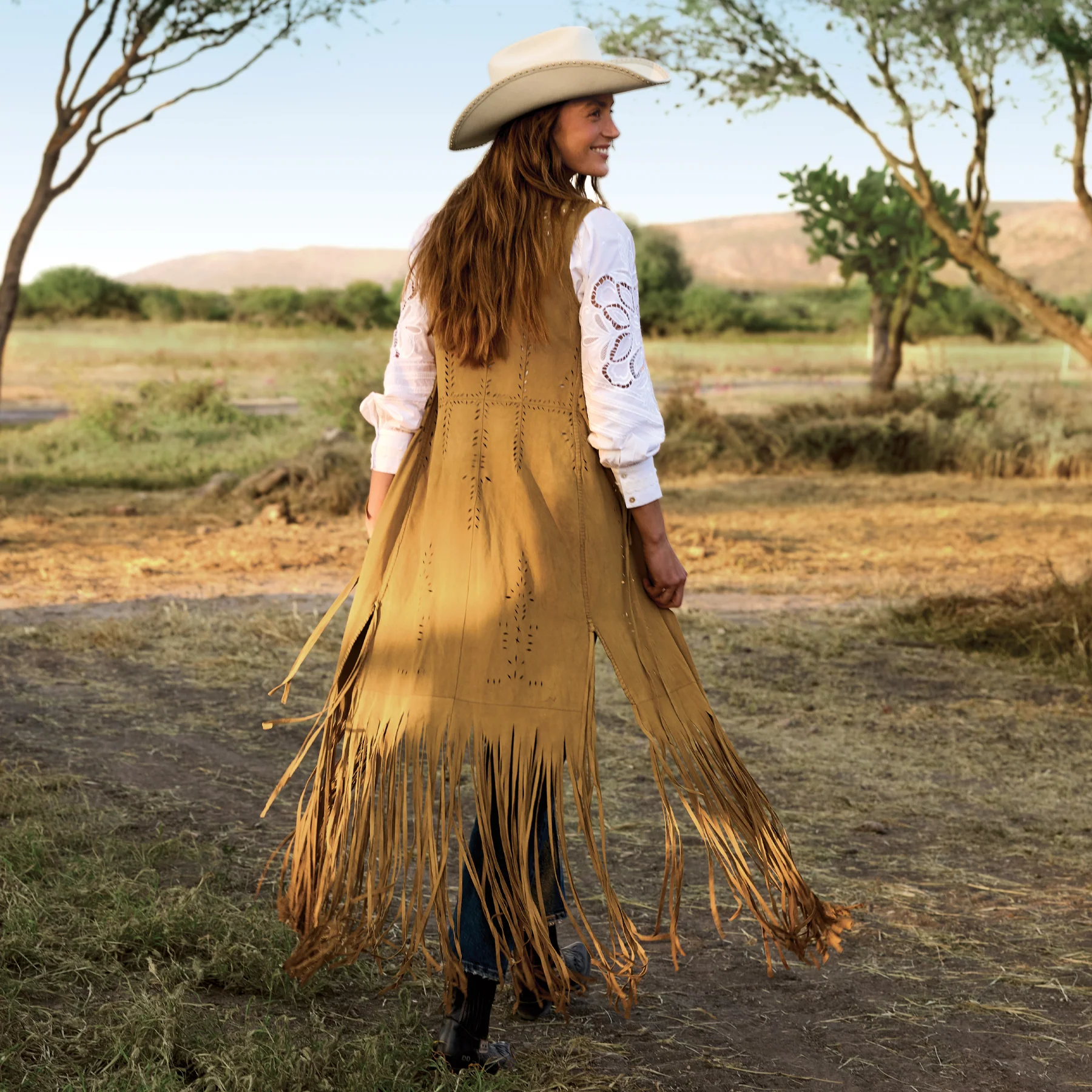 Flannery Fringe Vest