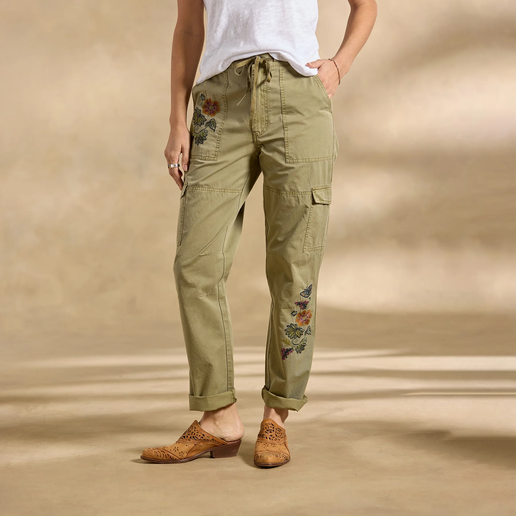 Starling Embroidered Pants