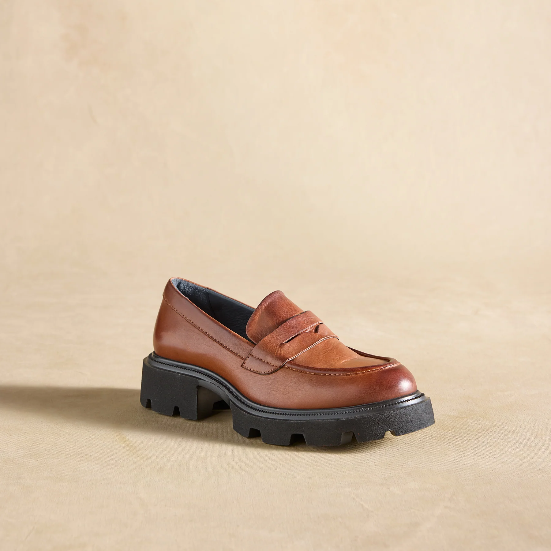 Toni Lug Sole Loafers