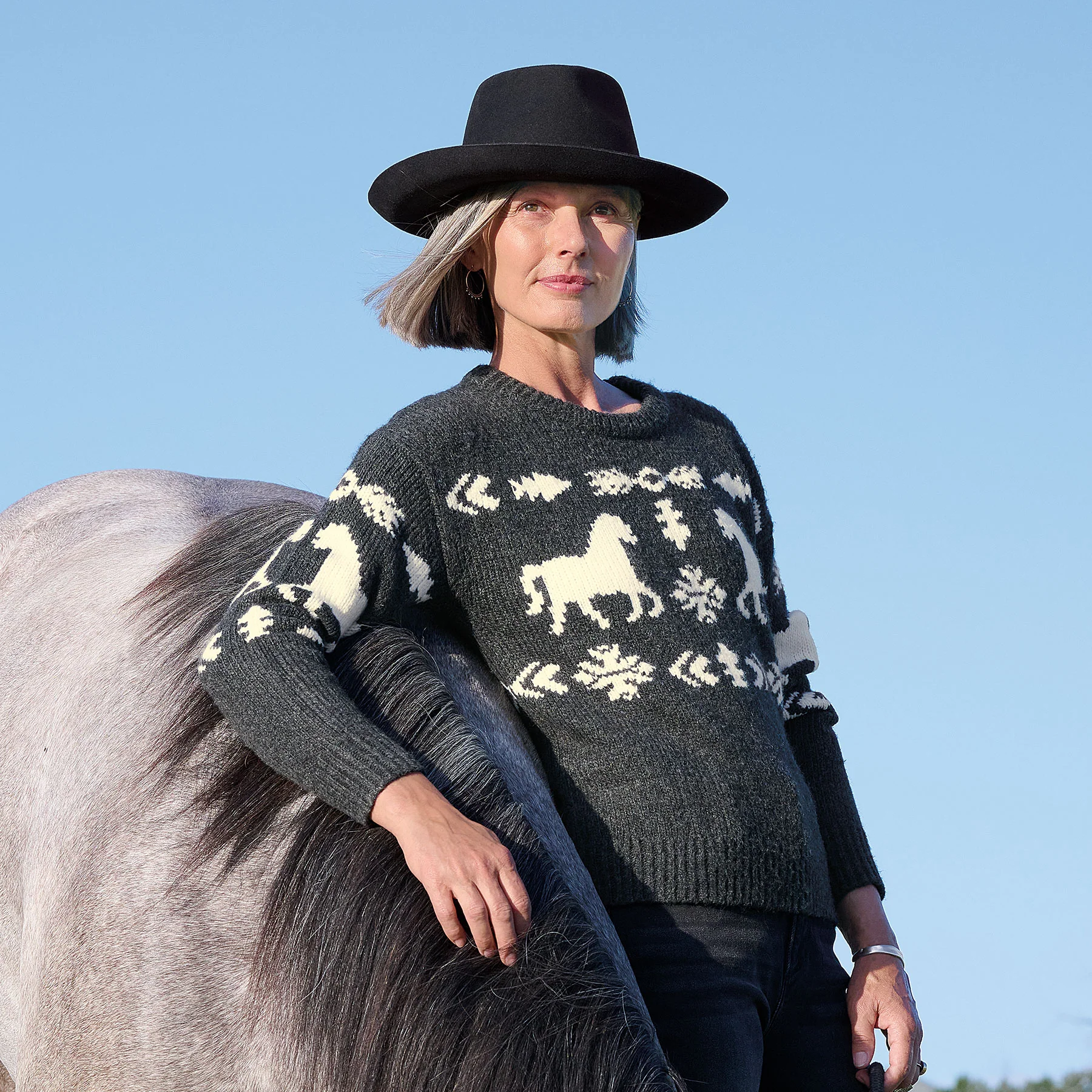 Spirited Horse Sweater