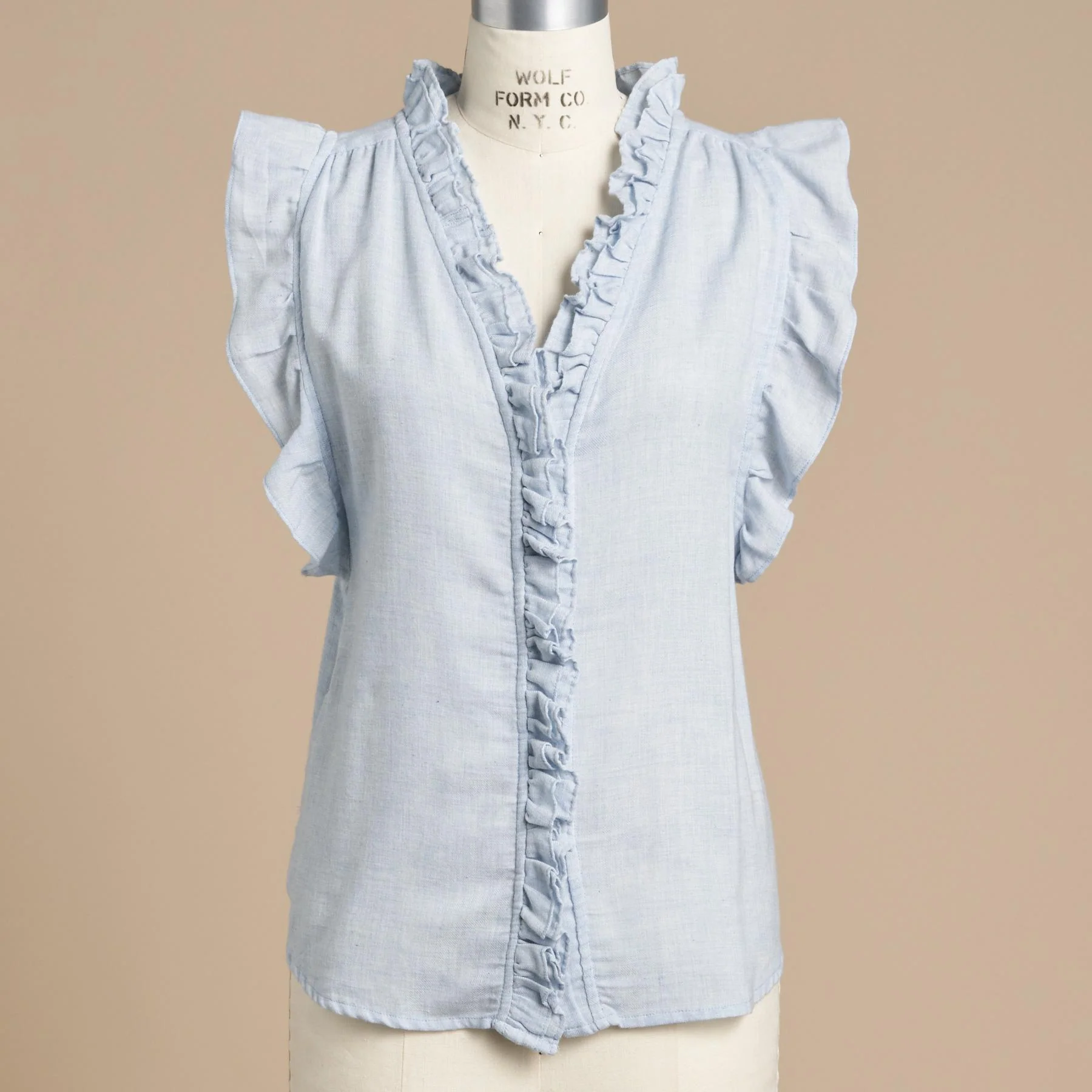 Milla Chambray Top