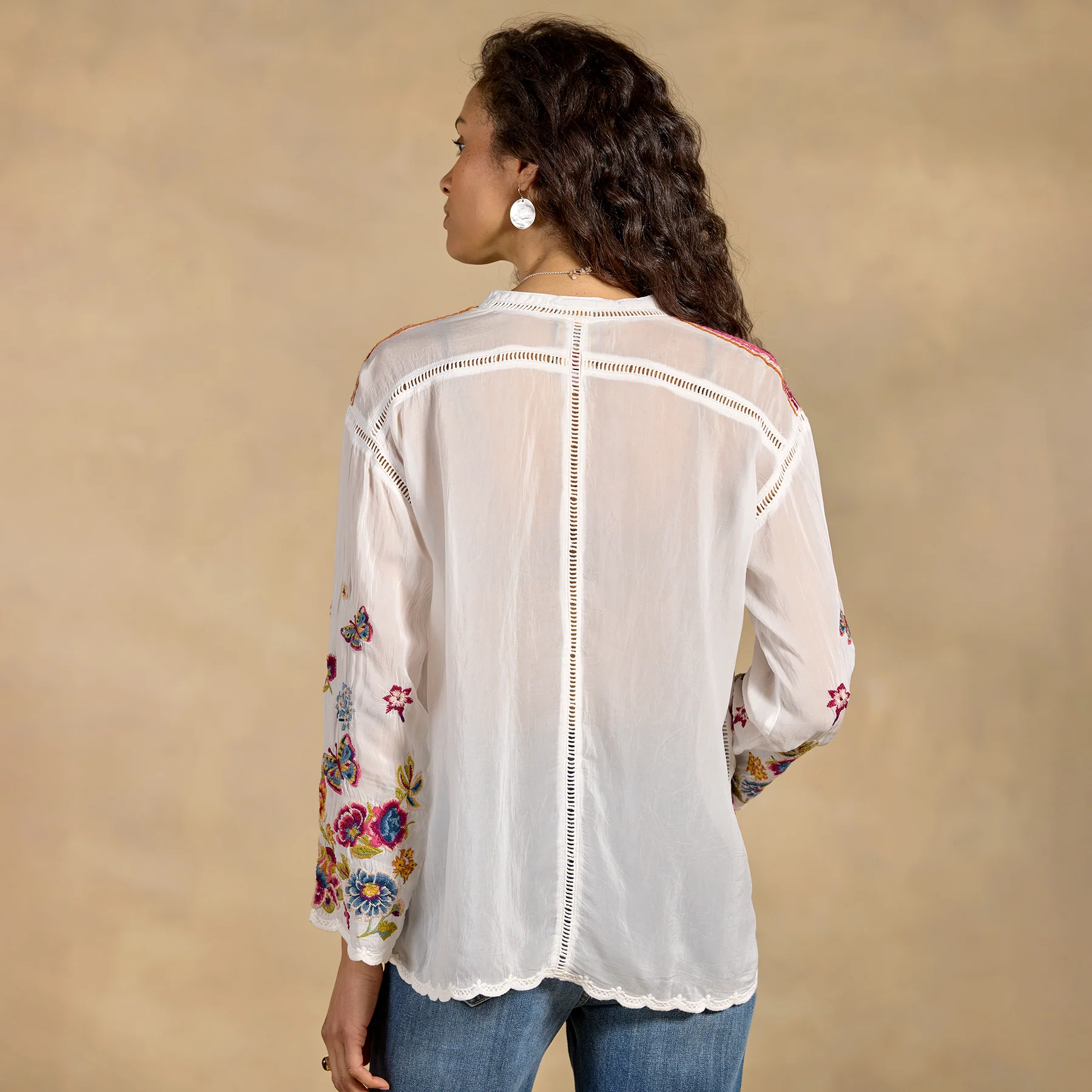 Maude Embroidered Top